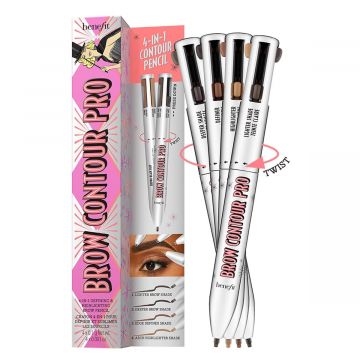 Benefit Brow Contour Pro, 4-in-1 Defining & Highlighting Brow Pencil, Water Proof & 24hr Stay