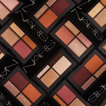 NARS Quad Eyeshadow Palette, Intense Colour, Luxurious Texture, Matte, Metallic, Shimmering & Sparkling Finishes | Shade - Mojave