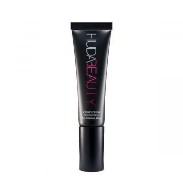 Huda Beauty Complexion Perfection Pre-Makeup Base-Primer, Reduces Pores, Anti-Oxidants, Dewy and Glowy Feel, Lightweight - 30ml