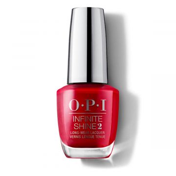 OPI Infinite Shine 2 Award Winner, High-Shine Finish, Quick-dry, Long-lasting, Crack-free Nail Polish | Shade- Relentless Ruby Red, Classic Red Colour