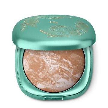 KIKO Milano Unexpected Paradise Bronzer, Sun-Kissed Glow, Natural-Tanned Effect, Enhance-Features & Buildable | Shade: 01 Warm Honey (Light, Warm Brown Shade)