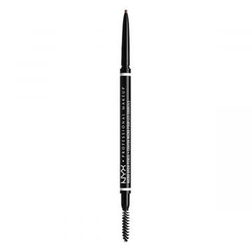 NYX Professional Makeup Micro Brow Pencil, Dual-Ended with Mechanical Brow Pencil & Spoolie Brush, Vegan Formula Crayon Micro Pour Les Sourcils