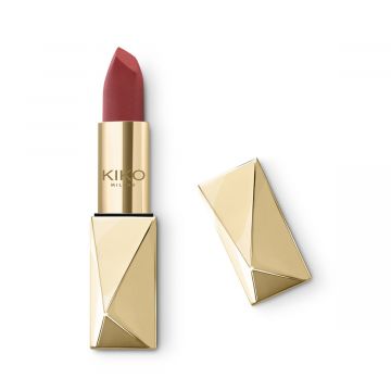 Kiko Milano Best Selling Holiday Gems, Lasting Luxury, Matte Lipstick, 8hr Stay, Full Coverage, Intense Colour, Velvety Texture | Shade - 04 Merry & Sweet - 3.5g