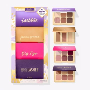 Tarte Iconic Palette Library Amazonian Clay Collector's Set, Limited Edition Set of Four Eye & Face Makeup Palettes