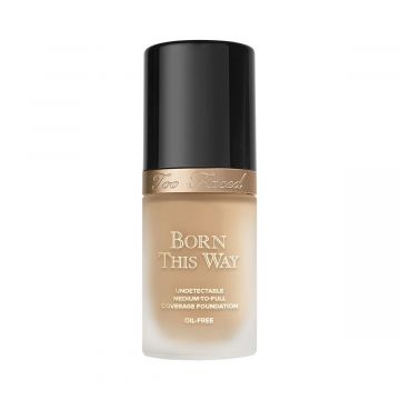 Too Faced Born This Way Liquid Foundation, 24hr Super Long Stay, Medium-to-Full Coverage, Undetectable, Oil-Free, Matte Finish, Colour True, Lightweight Feel, Shine Free