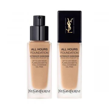 YSL All Hour Liquid Foundation, Full Coverage, Up-To 24hr Stay, Oil-Free, Matte Finish, Reduce Pores, Waterproof