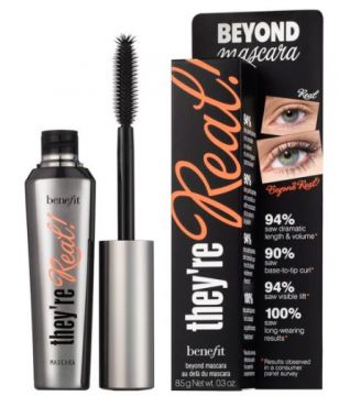 Benefit They're Real! Lengthening Mascara, Beyond Mascara, Long-Wearing, Smudge Proof & Non Drying | Shade: Jet Black - 8.5g