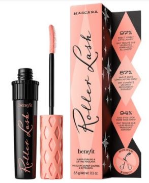 Benefit Roller Lash Curling Mascara, Super-Curling & Lifting, 12 Hours Stay, Satin Finish, Water Resistant | Shade: Black - 8.5g