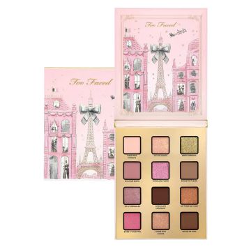 Too Faced Christmas In The City Makeup Set, Limited Edition Makeup Collection, 2 Eye Palettes with 1 Face Palette & Travel Size Mascara