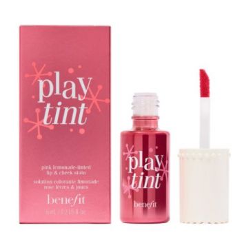 Benefit Cheek & Lip Stain, Rose-Tinted, Longwear, Natural Finish, Smudge Proof & Buildable | Shade: Playtint - 6ml