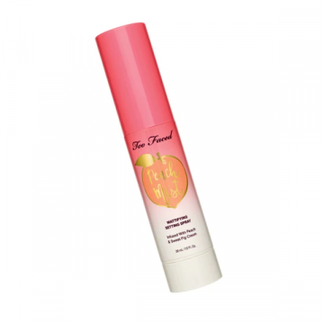 Too Faced Peach Mist Mattifying Setting Spray, Oil Free, Light Weight, Blurs Imperfections - 120 ml