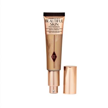 Charlotte's Beautiful Skin Foundation, Buildable Medium Coverage, Skin Hydrating for Beautiful, Healthy Looking Glow