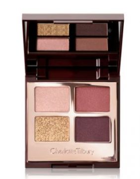 Charlotte Tilbury Luxury Palette, Colour Coded, Long-Lasting, Highly-Pigmented 4 Colour Eyeshadow with Attached Mirror #1 In UK | Shade - Vintage Vamp