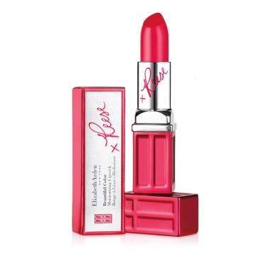 Elizabeth Arden Limited Edition Beautiful Colour Moisturizing Lipstick, Lush luxurious Lipstick, Stay up-to 12hrs, Plumping Agent Volulip™️, Plumping Agent, Shea Butter for Moisture | Shade: Pink Punch - 3.5g