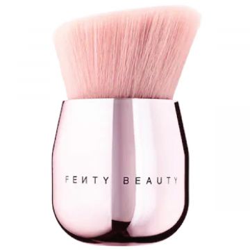 Fenty Beauty Face & Body Kabuki Brush 160, Angled Shaped, Easily Blends Formula