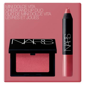 NARS Mini Dolce Vita Cheek & Lip Duo, Travel-Size Set, Blush & Velvet Matte Lip Pencil