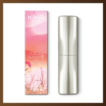 Kiko Milano Tuscan Sunshine Shiny Lip Stylo Lipstick, Radiant Wet-Look with Jasmine Scent