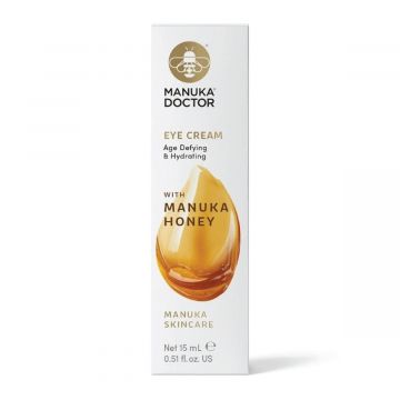 Manuka Doctor Skincare Eye Cream, Reduces Appearance of Dark Circles & Wrinkles, Smoothes, Plumps Skin - 15ml