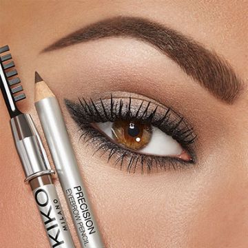 Kiko Milano Eyebrow Sculpt Automatic Pencil, Dual Ended, Chisel Tip & Brush, Glides Easily providing Natural Color
