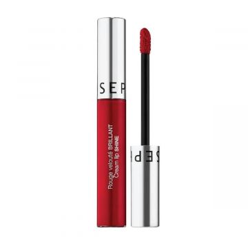 Sephora Collection Cream Lip Shine Liquid Lipstick, Antioxidants & High-Shine Finish, Up-to 6hr Stay