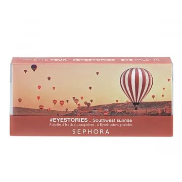 Sephora #Eyestories 6 colour Eyeshadow Palette, Matte & Shimmery Finish - 6 x 1g