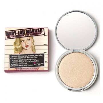 The Balm MARY-LOU MANIZER® Highlighter & Shadow for Face with Mirror - 0.32 oz
